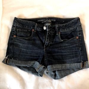 AE Mid-Rise Stretch Denim Shorts